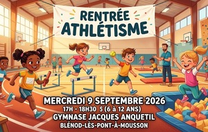 C'est la rentrée de l'athlétisme !