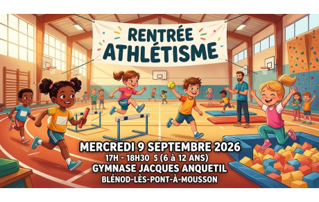 C'est la rentrée de l'athlétisme !